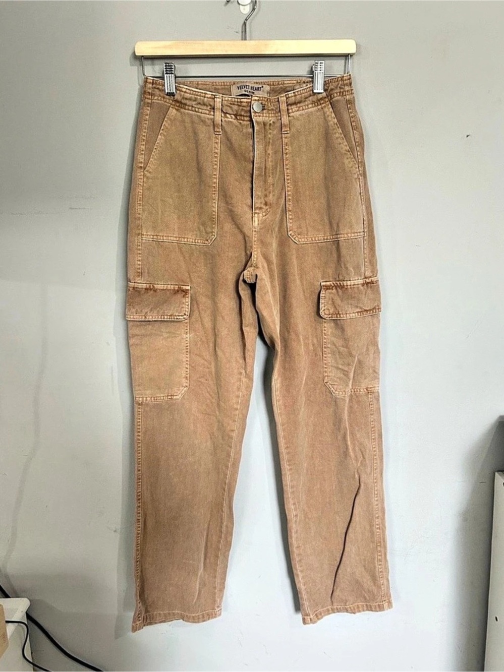 Velvet Heart Bradley Cargo Girl Cargo Pants in Brown XS